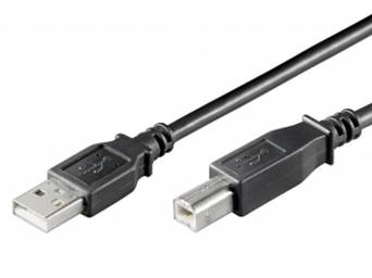 Cable USB 2.0 terminales A y B 1.8m